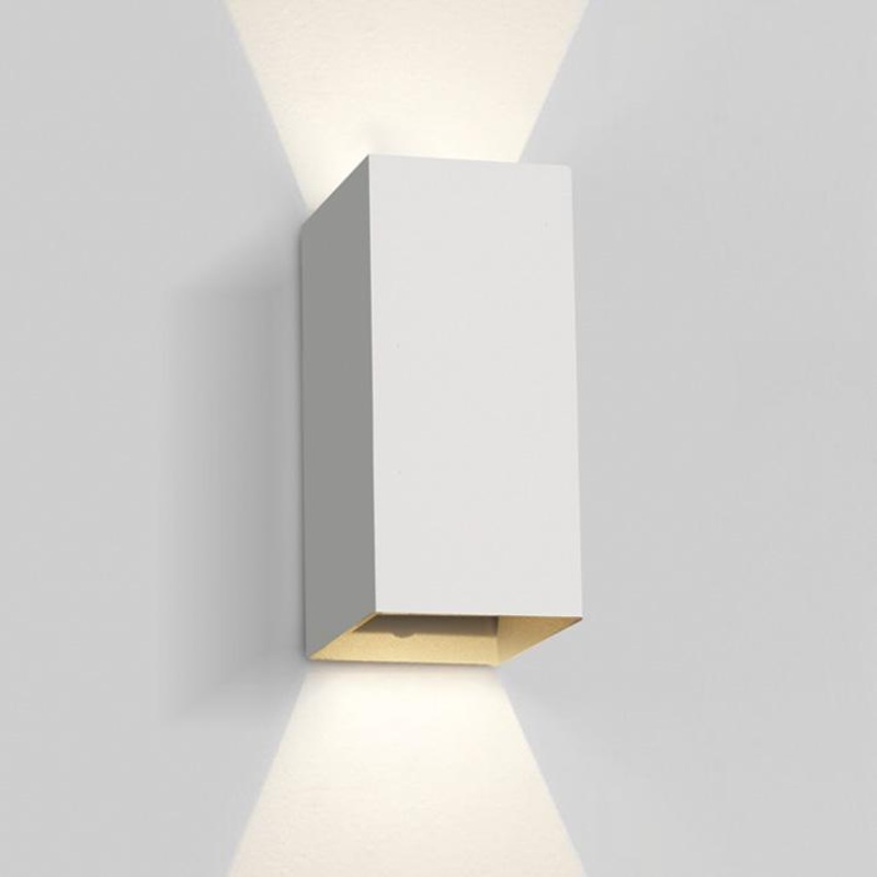 WHITE WALL LED 2x3W WW IP54 DARK LIGHT 100-240V