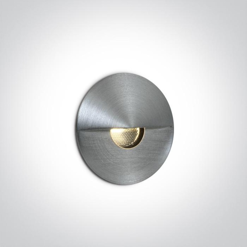ALUMINIUM IP65 WALL / STEP COB LED 1W WW 36deg 350mA