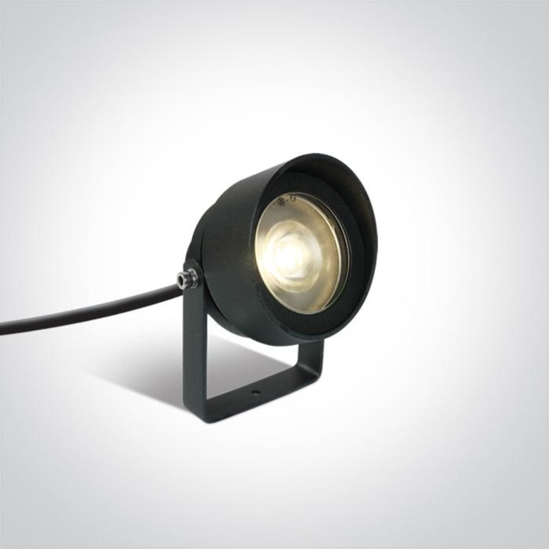 ANTHRACITE COB LED 11W WW IP65 WITH SPIKE 230V