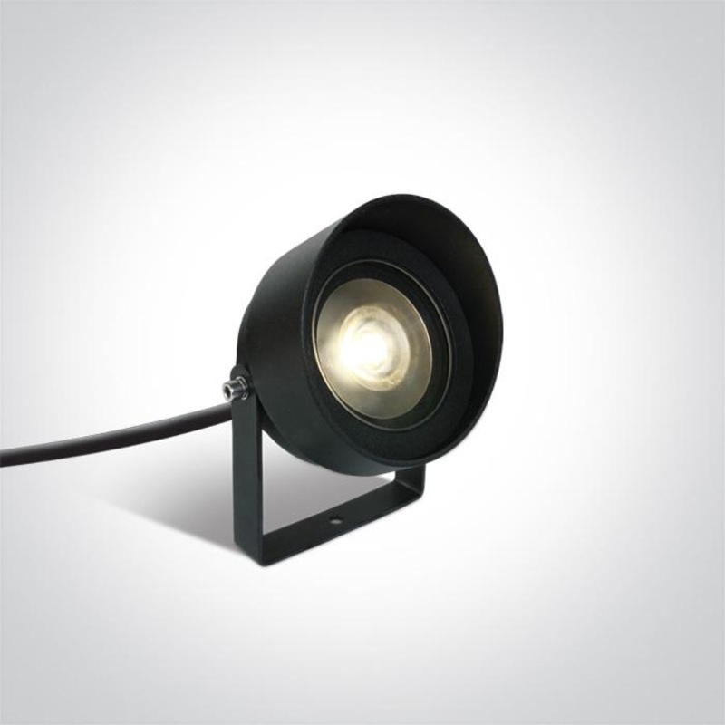 ANTHRACITE COB LED 14W WW IP65 WITH SPIKE 230V
