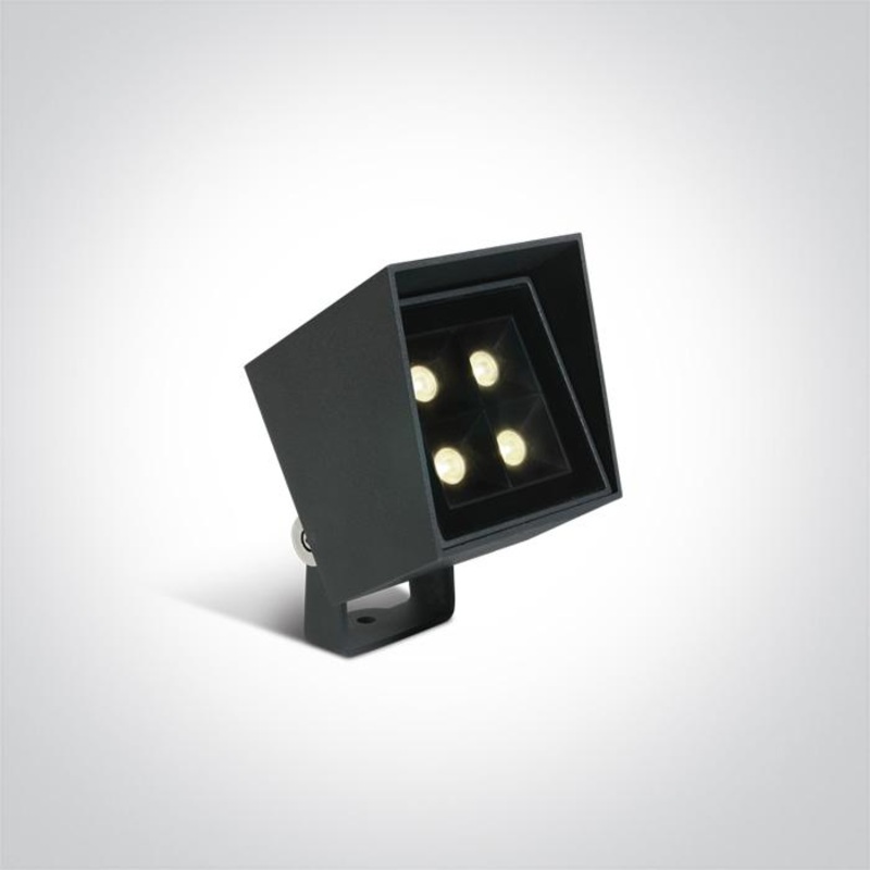 ANTHRACITE LED 6W WW 30deg IP65 230v