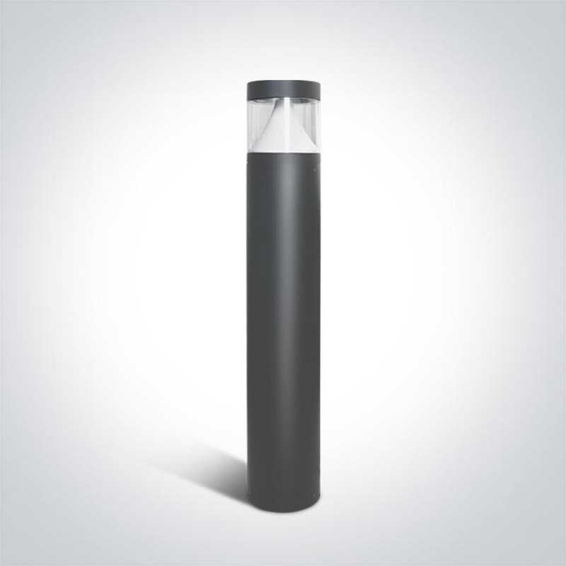 ANTHRACITE LED BOLLARD 100cm 20W CW IP65 230V