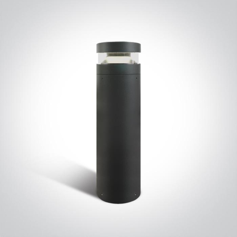ANTHRACITE LED BOLLARD 60cm 20W CW IP65 230V