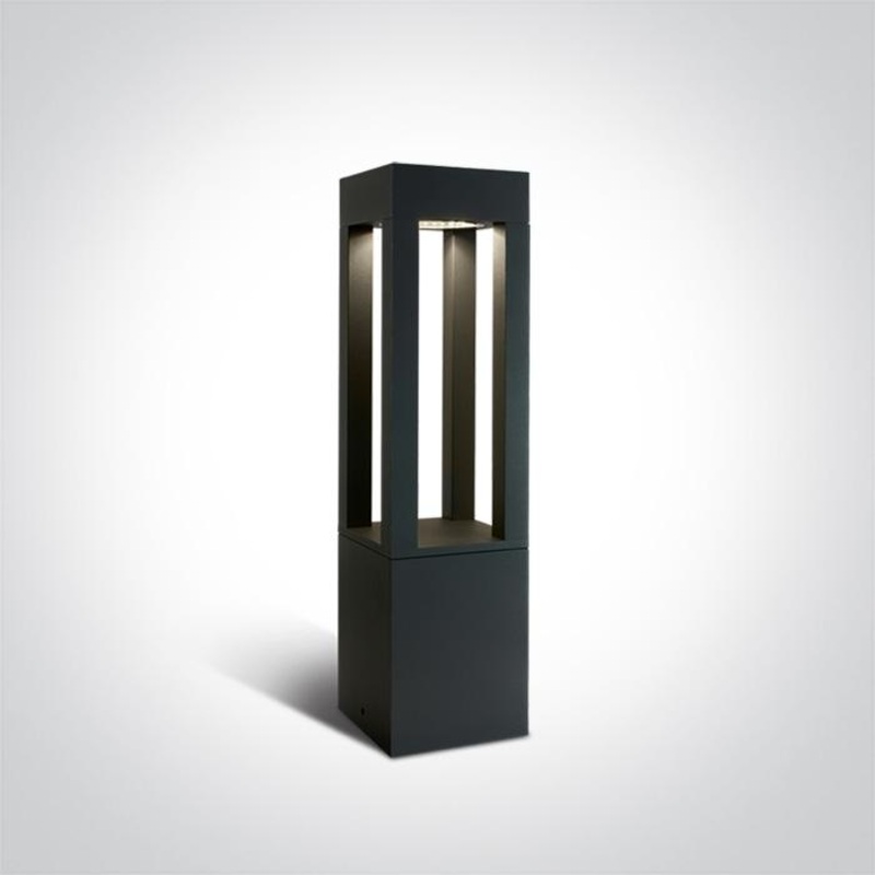 ANTHRACITE LED BOLLARD 60cm 22W CW IP65 230V