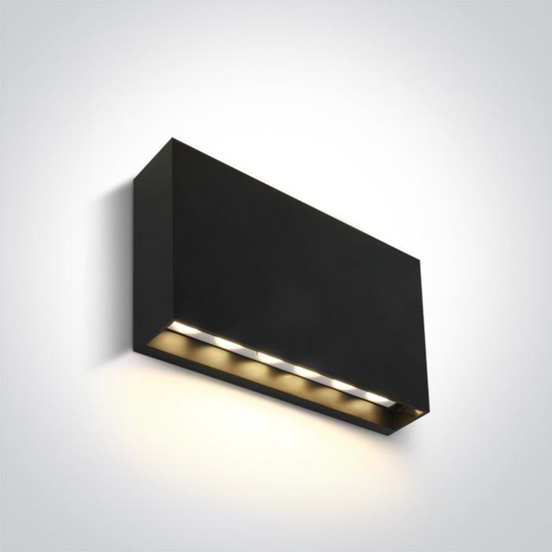 ANTHRACITE LED WALL LIGHT 1x6W WW IP65 230V