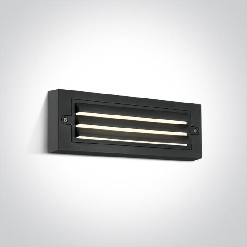 ANTHRACITE LED WALL LIGHT 6W WW DARK LIGHT IP65 230V