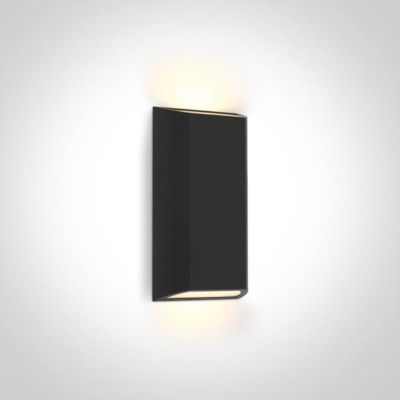 ANTHRACITE LED WALL LIGHT 8W WW IP65 230V