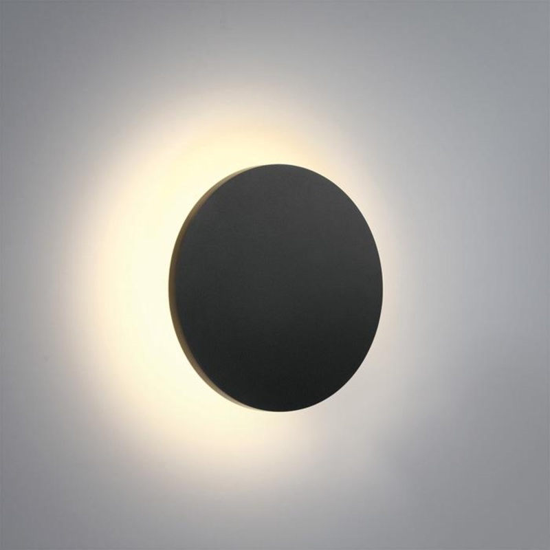ANTHRACITE WALL LED 7W WW IP54 230V DARK LIGHT