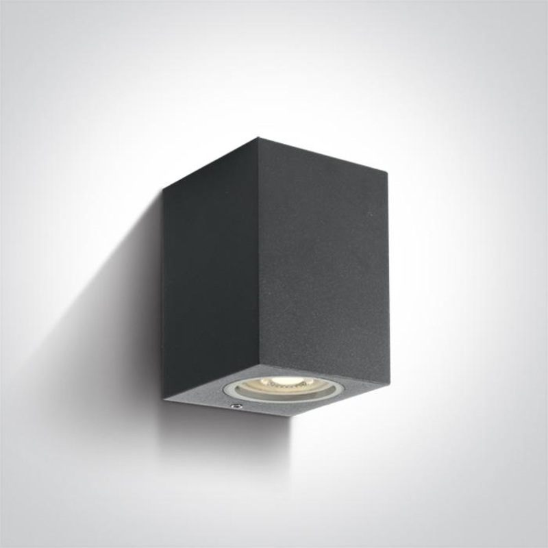 ANTHRACITE WALL LIGHT GU10 10W IP65