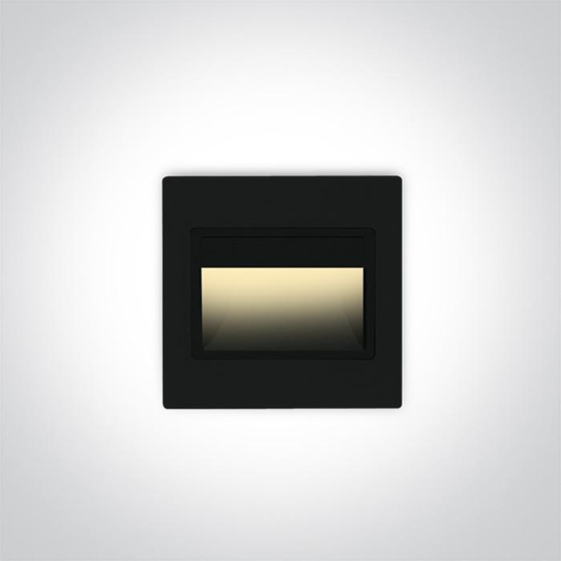 BLACK COB LED INBOX 1,5w WW 100-240v