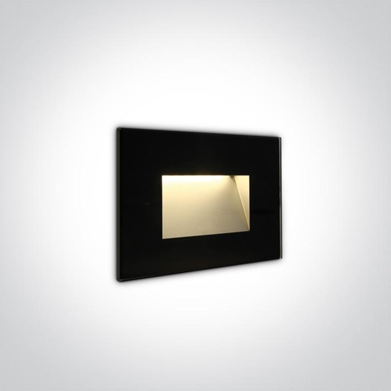 BLACK IP65 LED 3W WW 230V