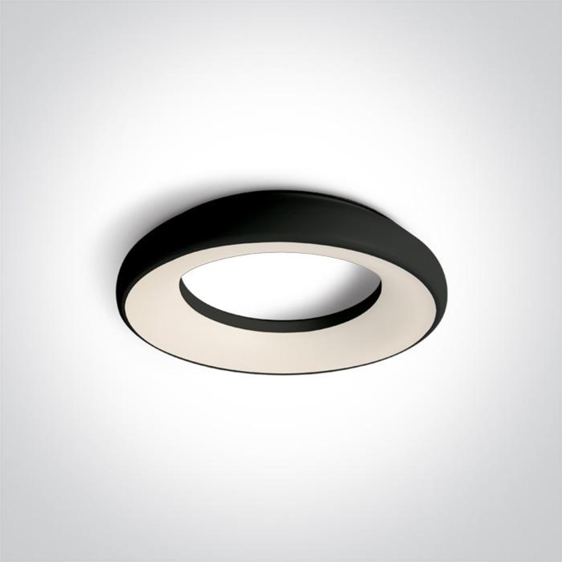 BLACK PLAFO LED 25W WW IP40 100-240V