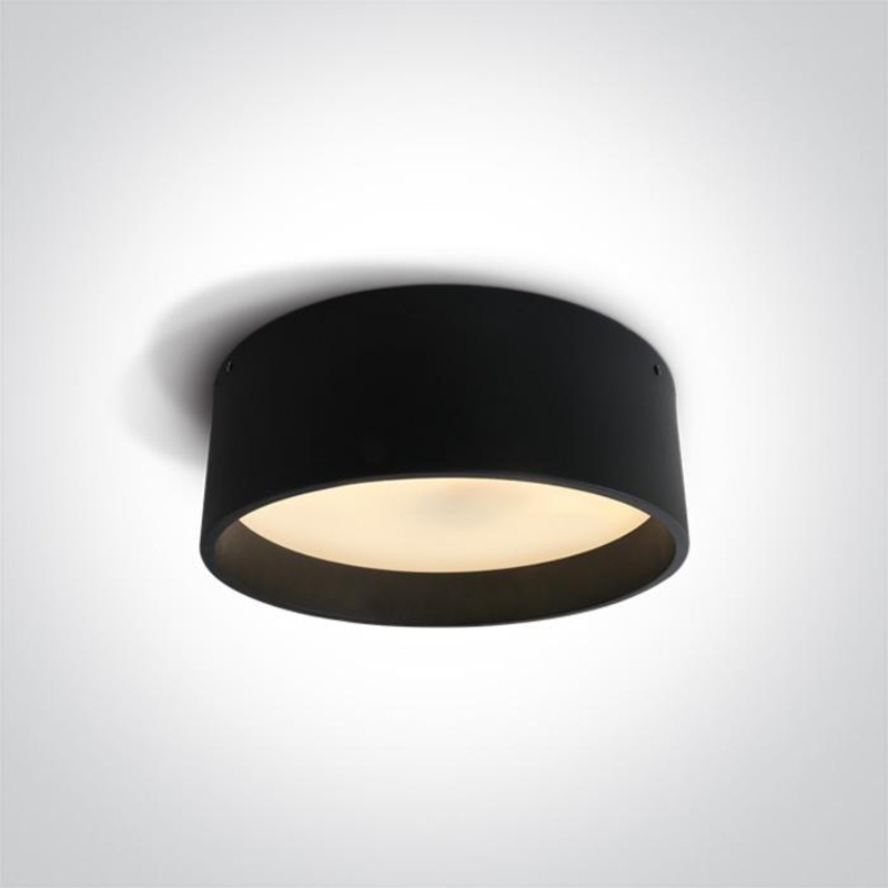 BLACK PLAFO LED 40W WW IP20 230V