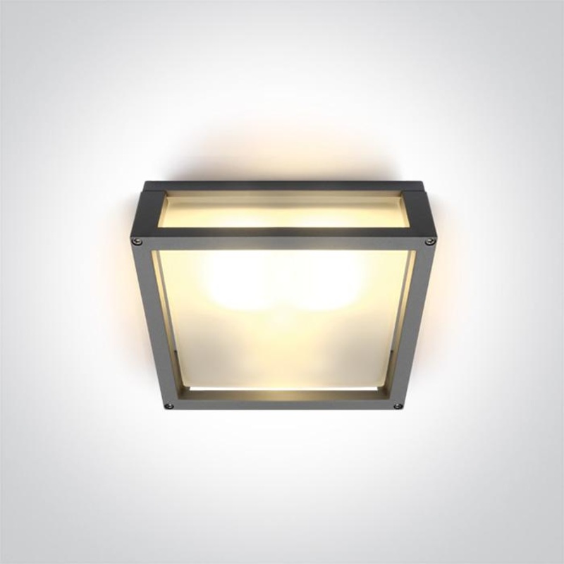 GREY LED 13W WW IP54 230V