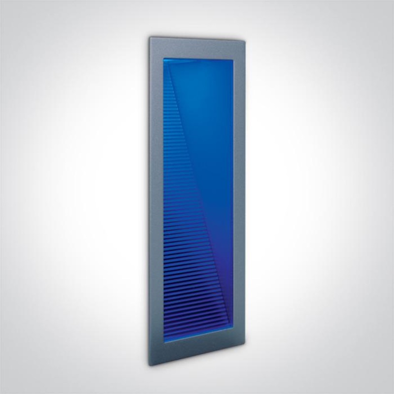 GREY WALL REC BLUE 1w/350mA IP20