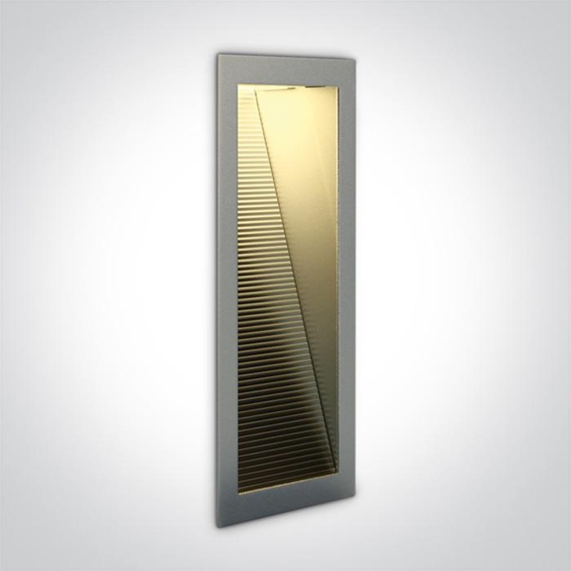 GREY WALL REC DL 1w/350mA IP20
