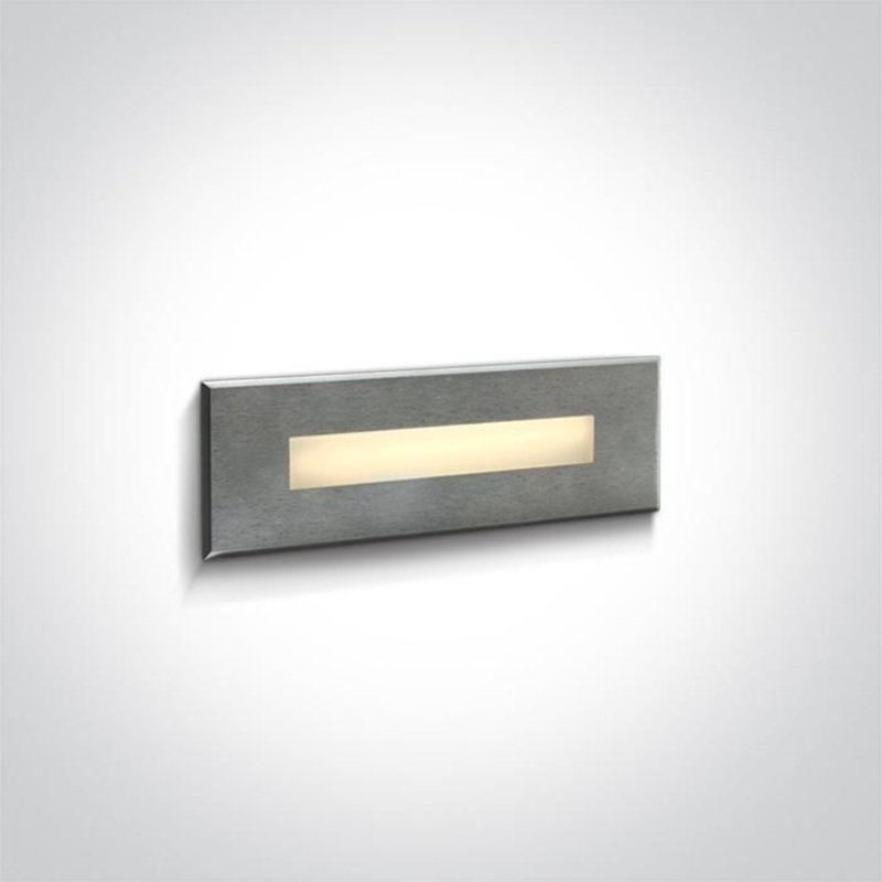 SS316 WALL REC IP65 LED 7W WW 230V
