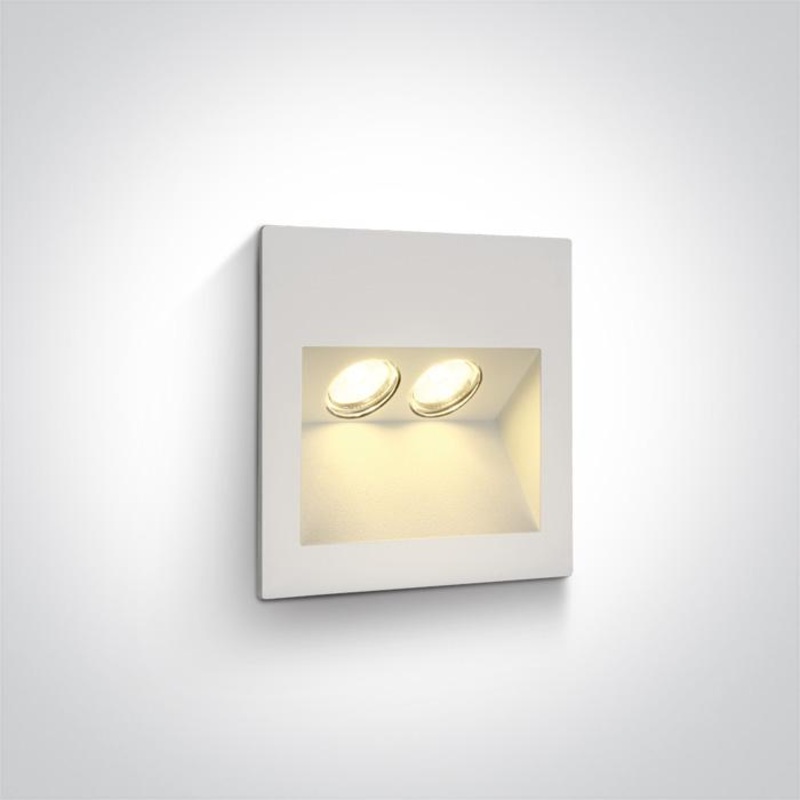 WHITE IP65 LED 2x1w WW 100-240V