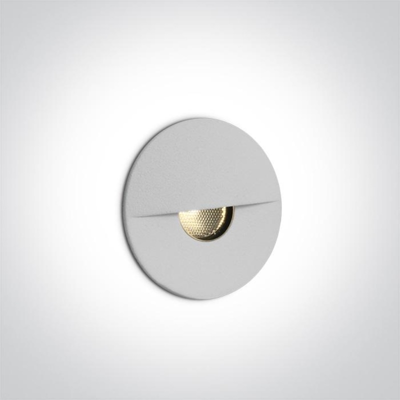 WHITE IP65 WALL / STEP COB LED 1W WW 36deg 350mA