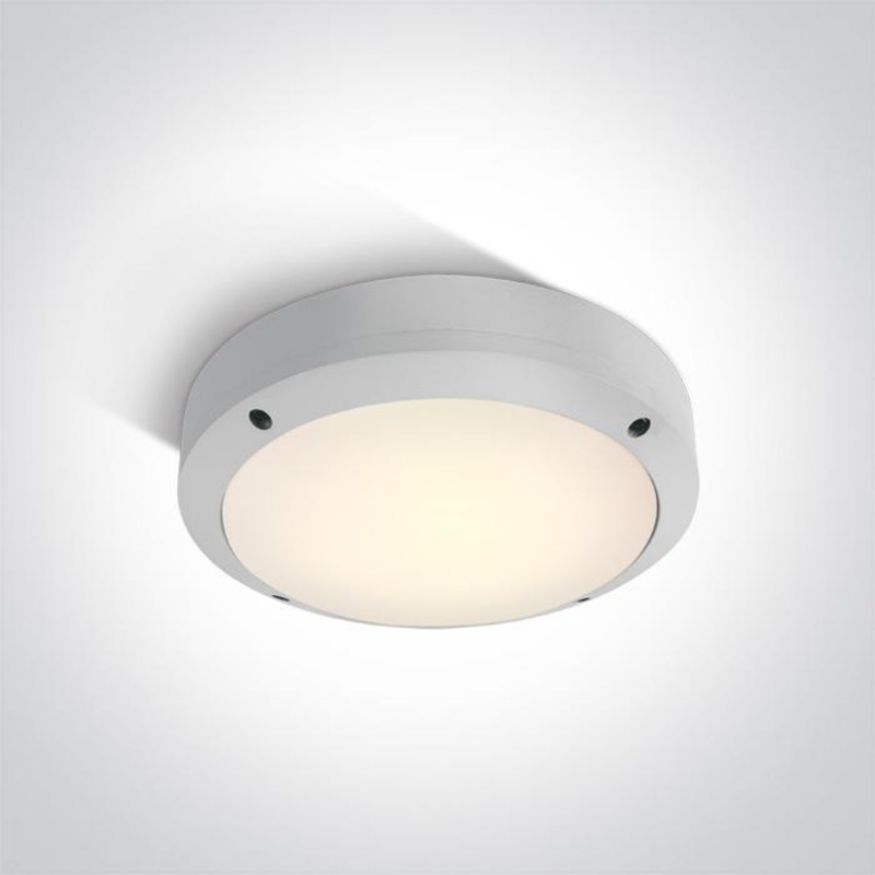 WHITE LED PLAFO 10W WW IP54 230V
