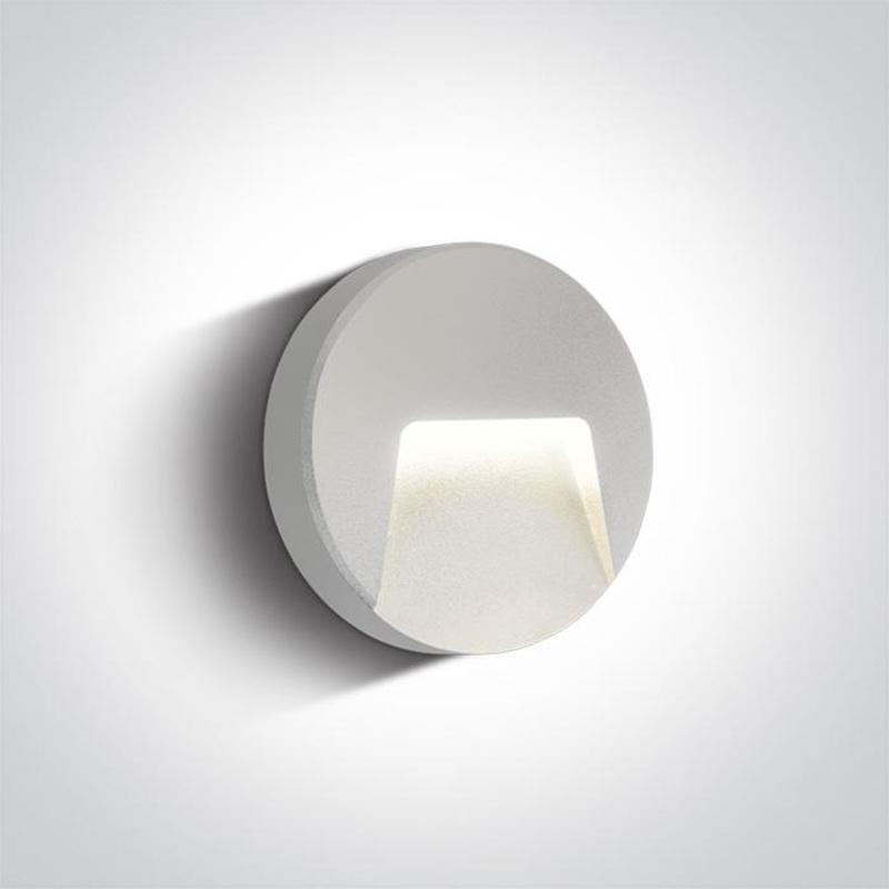 WHITE LED WALL LIGHT 3W WW DARK LIGHT IP65 230V