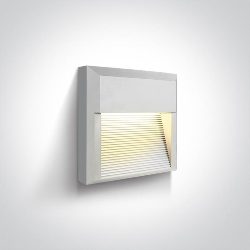 WHITE LED WALL LIGHT 8W WW DARK LIGHT IP65 230V