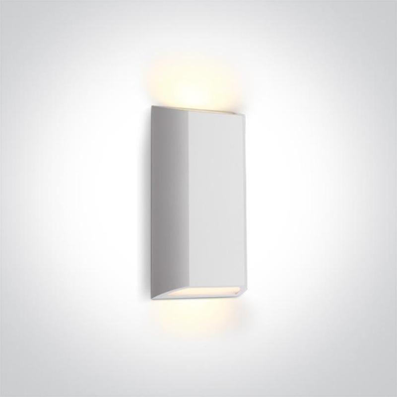 WHITE LED WALL LIGHT 8W WW IP65 230V