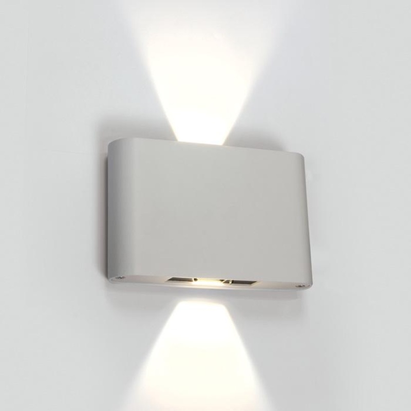 WHITE WALL LED 2x6W WW IP54 230V