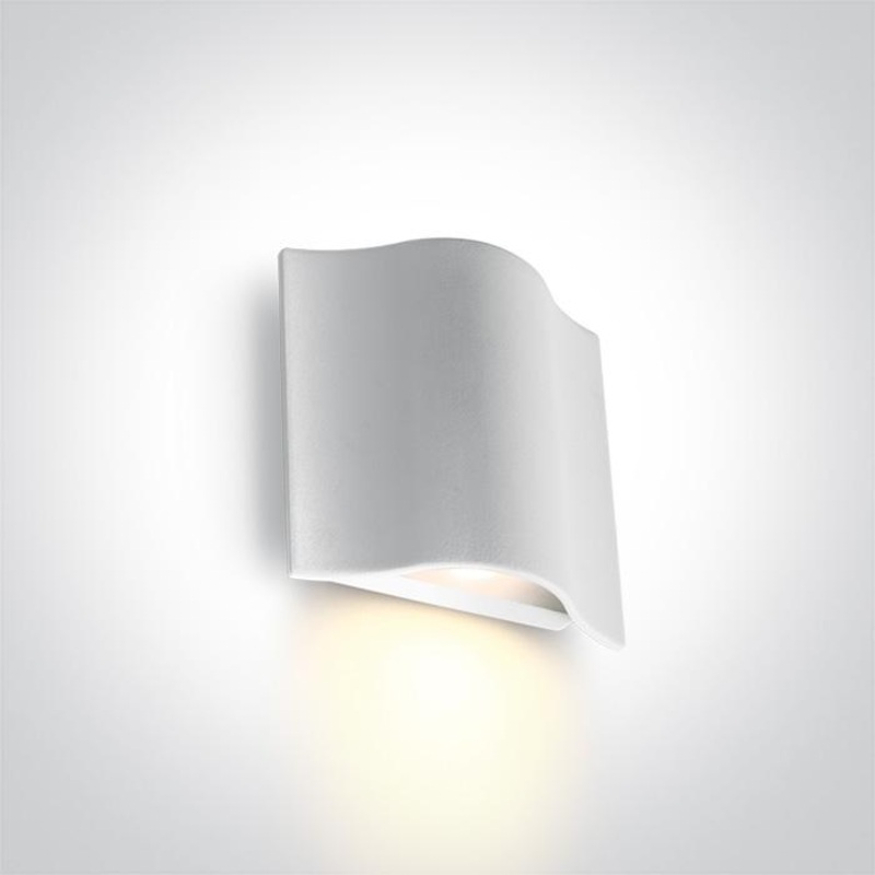 WHITE WALL LED 6W WW IP54 230V