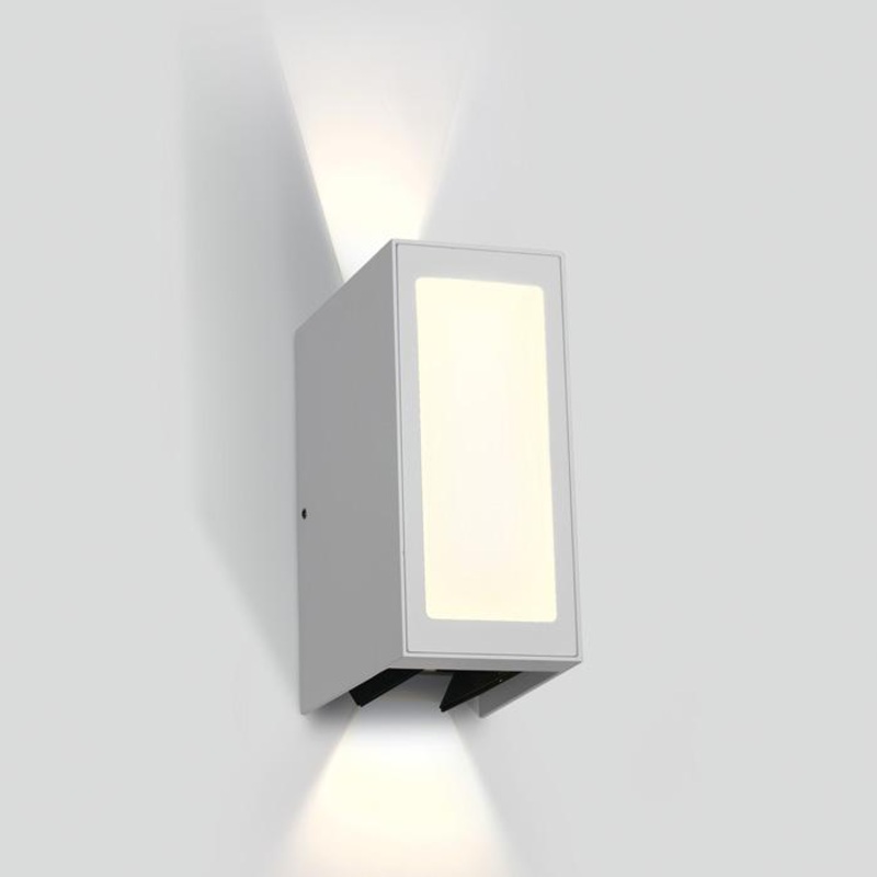 WHITE WALL LED 9W WW IP54 230V