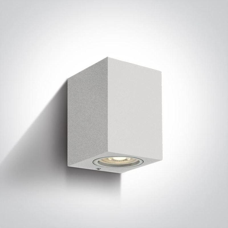 WHITE WALL LIGHT GU10 10W IP65