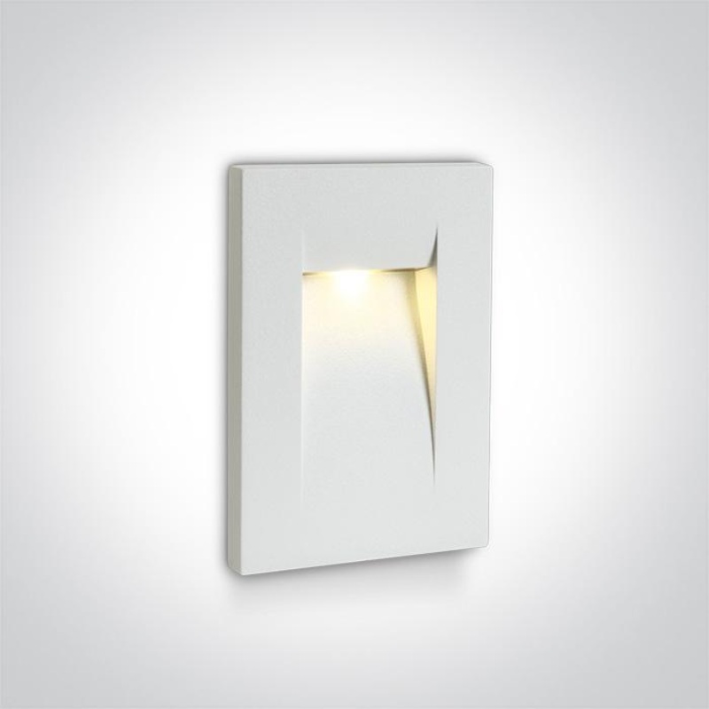 WHITE WALL RECESSED LED 3,6W WW IP65 100-240V