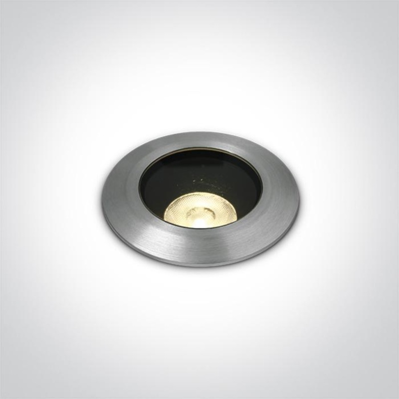 ALUMINIUM IP67 INGROUND COB LED 7W WW 38deg 24V DC DIMMABLE DARK LIGHT