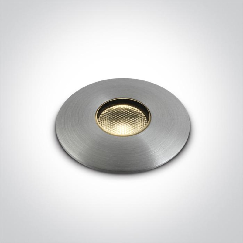 ALUMINIUM IP67 INGROUND LED 1W WW 350mA
