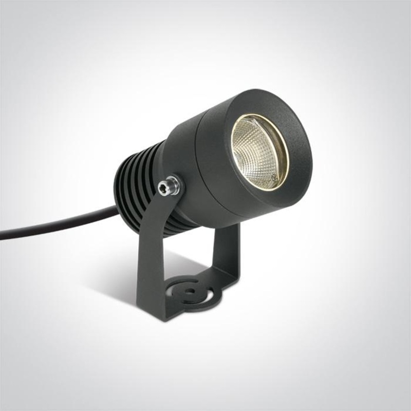 ANTHRACITE LED 10W WW 50d IP65 SPIKE 230V