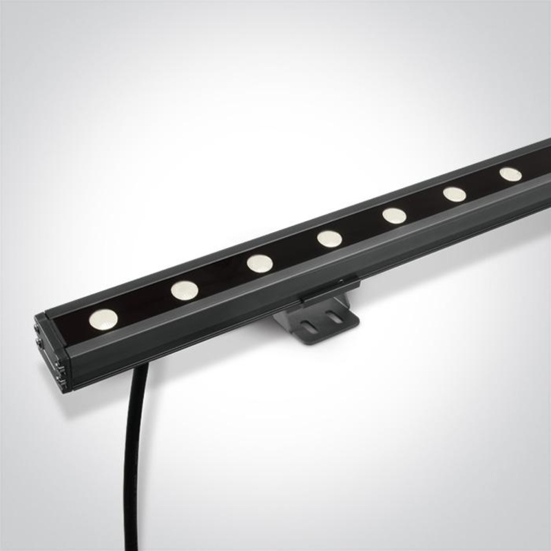 GREY LED 12x1w CW 20x60deg LENS IP66 24v DIMMABLE