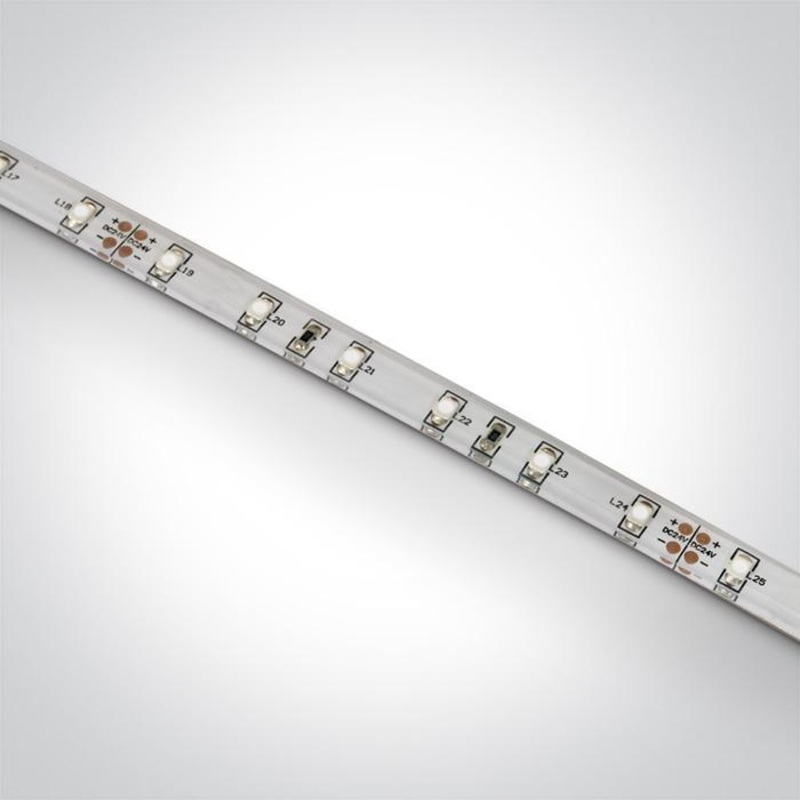 LED strip 24vDC BLUE OUTDOOR 5m ROLL 4,8w/m IP68