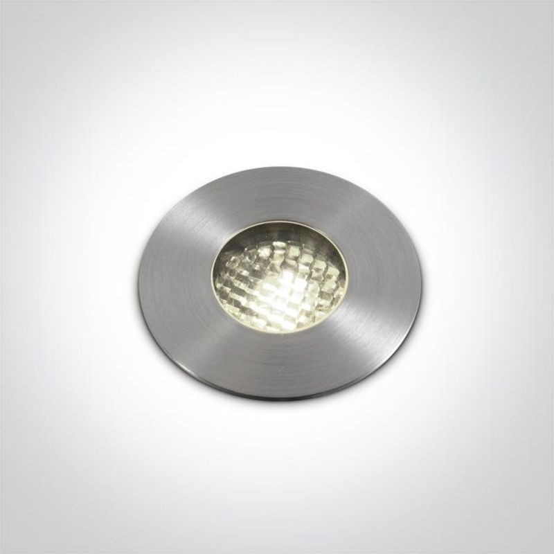 S/STEEL 316 IP67 INGROUND COB LED 3W CW 36deg 24V DC