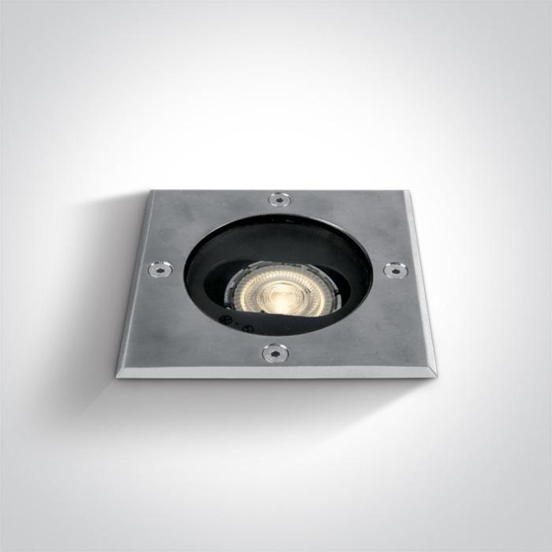 SS316 INGROUND 10W GU10 IP67 ADJUSTABLE SQUARE
