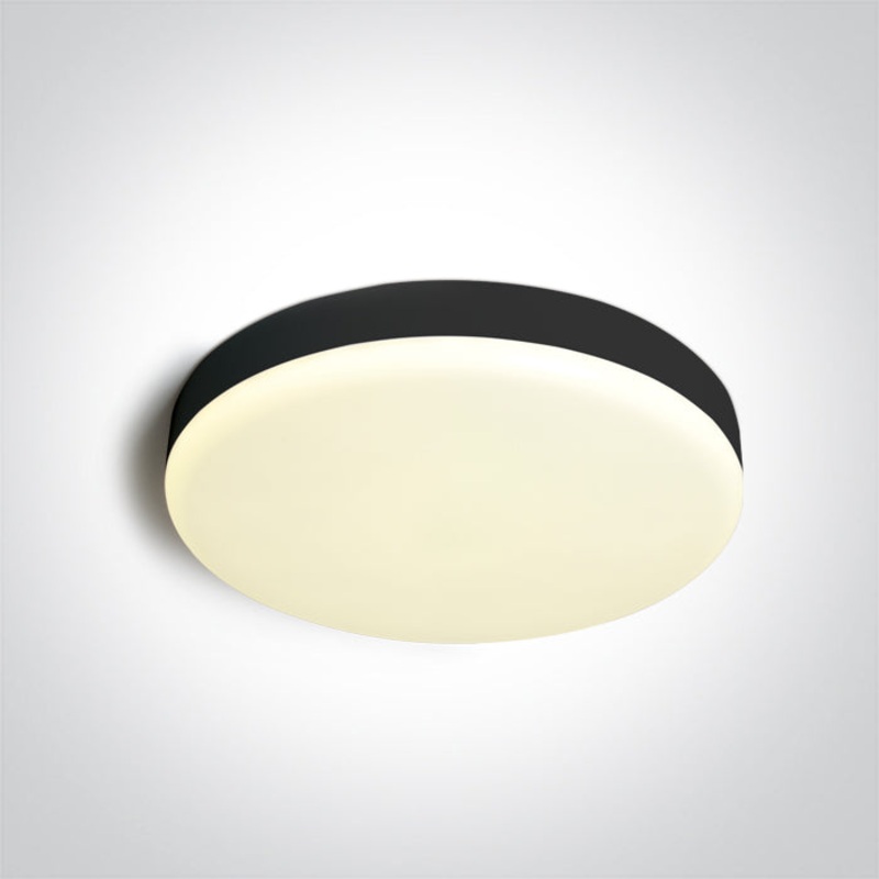 BLACK PLAFO 26W CCTV IP65 230V