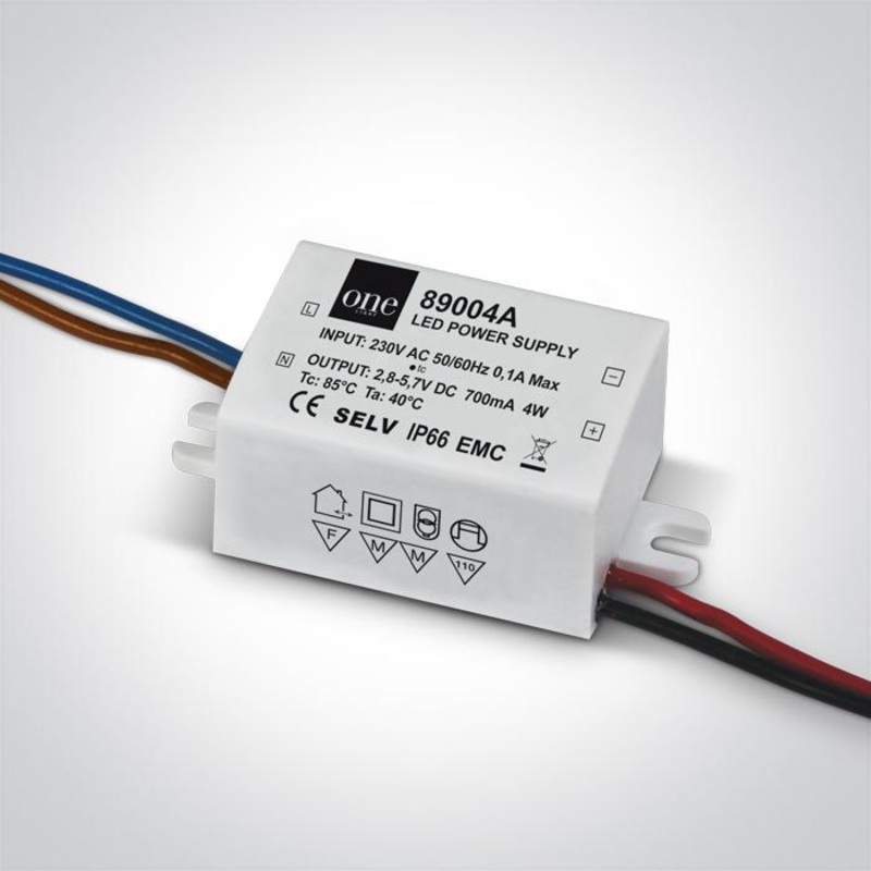 DRIVER 700mA 2-4W LED IP66 230V