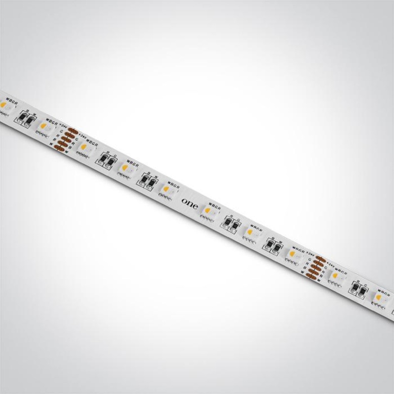 LED STRIP 24vDC RGB+W 19,2w/m 5m ROLL IP20