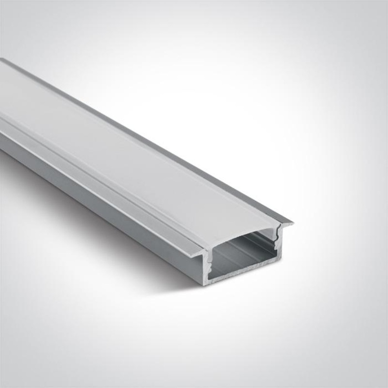 RECESSED PROFILE 2m FOR 20mm STRIPS + PC OPAL DIFF