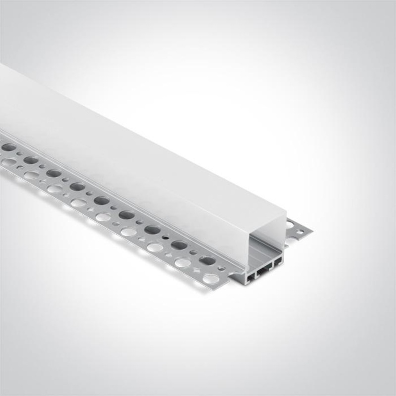 TRIMLESS PROFILE 2m FOR 20mm STRIPS PC OPAL DIFFUSER