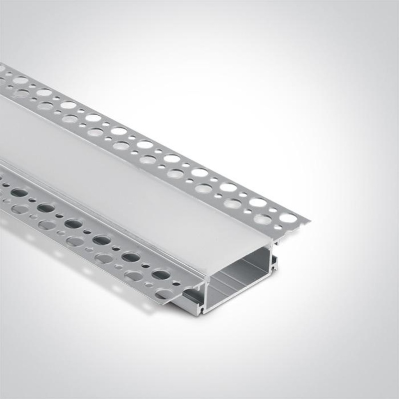 TRIMLESS PROFILE 2m FOR 37mm STRIPS PC OPAL DIFFUSER