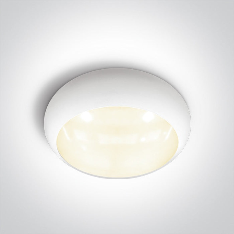 WHITE PLAFO 15W CCTV IP65 230V