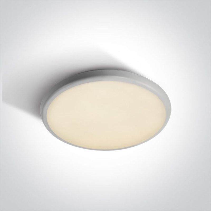 WHITE PLAFO 18W CCTV IP54 230V