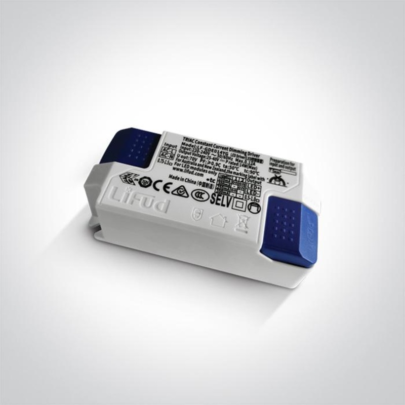 LED TRIAC DIMMABLE DRIVER 200/250/300/350mA 25-40v IP20 INPUT 230v
