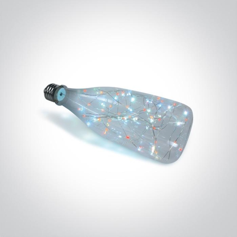 DECORATIVE LED LAMP E27 2w RGB 230v