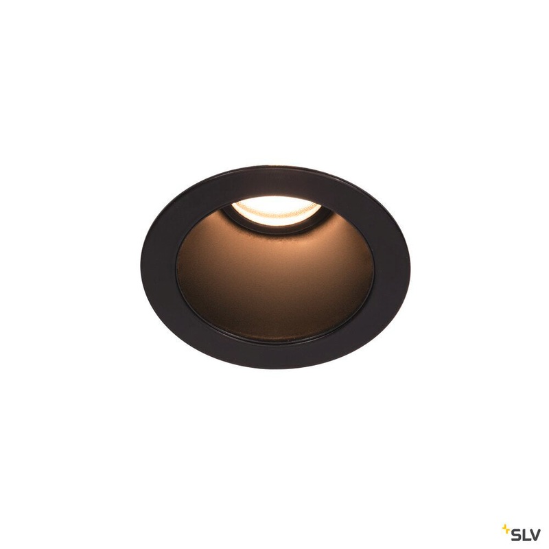HORN MAGNA LED outdoor recessed ceiling light, black, 3000K, 25